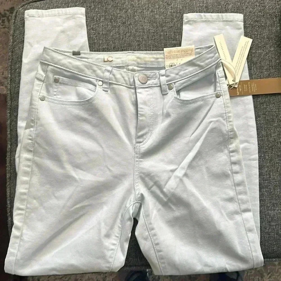 NWT size 6 LC by Lauren Conrad high-rise jeggings light sky blue color - Picture 4 of 5